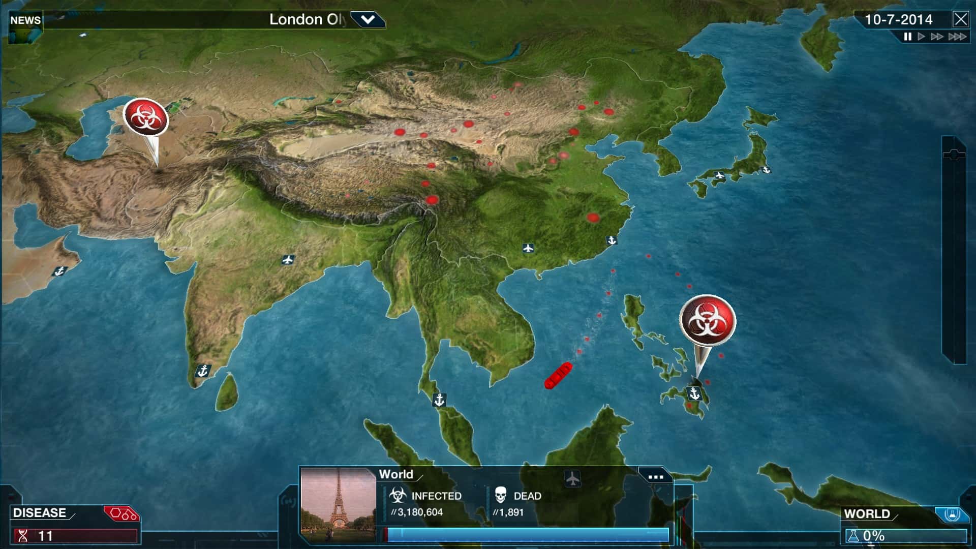 瘟疫公司:物竞天择 进化 Plague Inc Evolved 全DLC游戏封面